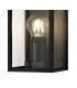 Flush Wall Lamp, 1 x E27, IP54, Graphite Black - 6