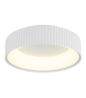 Kemp Integrated LED Cylindrical Ceiling Light Matt White 2700-4000-6000K-1