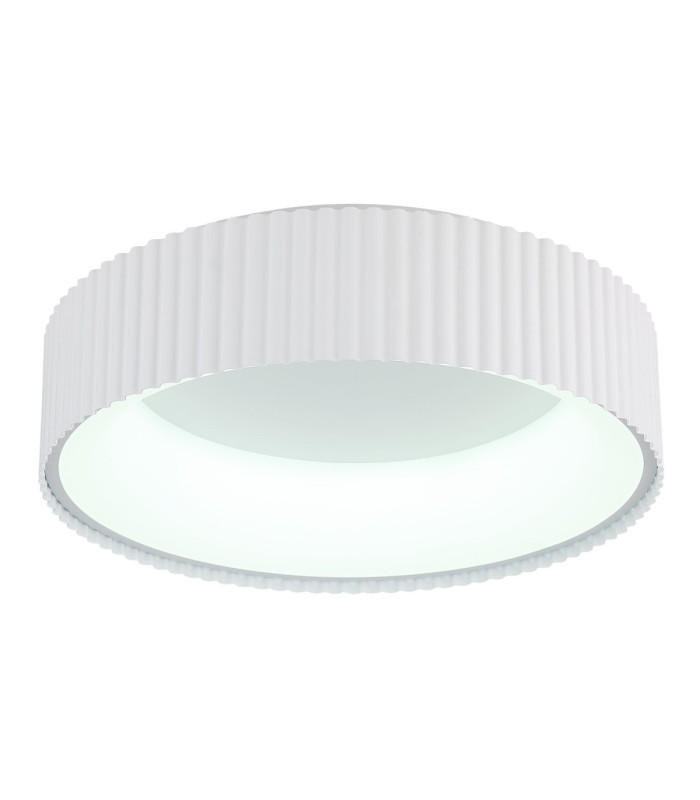Kemp Integrated LED Cylindrical Ceiling Light Matt White 2700-4000-6000K-5