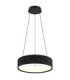 Kemp Integrated LED Cylindrical Pendant Ceiling Light Matt Black 2700-4000-6000K-1