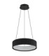 Kemp Integrated LED Cylindrical Pendant Ceiling Light Matt Black 2700-4000-6000K-2