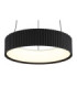 Kemp Integrated LED Cylindrical Pendant Ceiling Light Matt Black 2700-4000-6000K-3