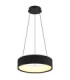 Kemp Integrated LED Cylindrical Pendant Ceiling Light Matt Black 2700-4000-6000K-4