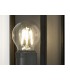 Flush Wall Lamp, 1 x E27, IP54, Graphite Black - 8