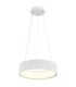 Kemp Integrated LED Cylindrical Pendant Ceiling Light Matt White 2700-4000-6000K-1