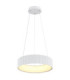 Kemp Integrated LED Cylindrical Pendant Ceiling Light Matt White 2700-4000-6000K-4
