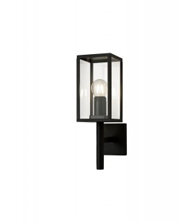 Upward Wall Lamp, 1 x E27, IP54, Graphite Black - 1