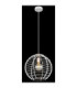 Nesa 35cm Wire Frame Pendant Ceiling Light Matt White 1x E27-4
