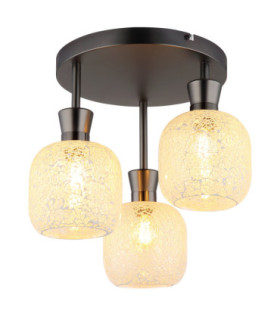 Brokana Shade Cluster Ceiling Light Matt Gunmetal 3x E14-1