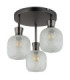 Brokana Shade Cluster Ceiling Light Matt Gunmetal 3x E14-2