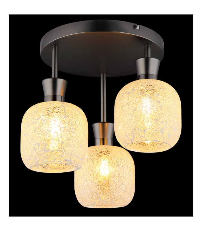 Brokana Shade Cluster Ceiling Light Matt Gunmetal 3x E14-4