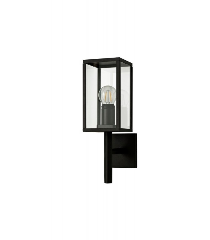 Upward Wall Lamp, 1 x E27, IP54, Graphite Black - 3