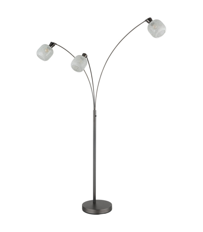 Brokana Multi Arm Floor Lamp Matt Gunmetal 3x E14-2