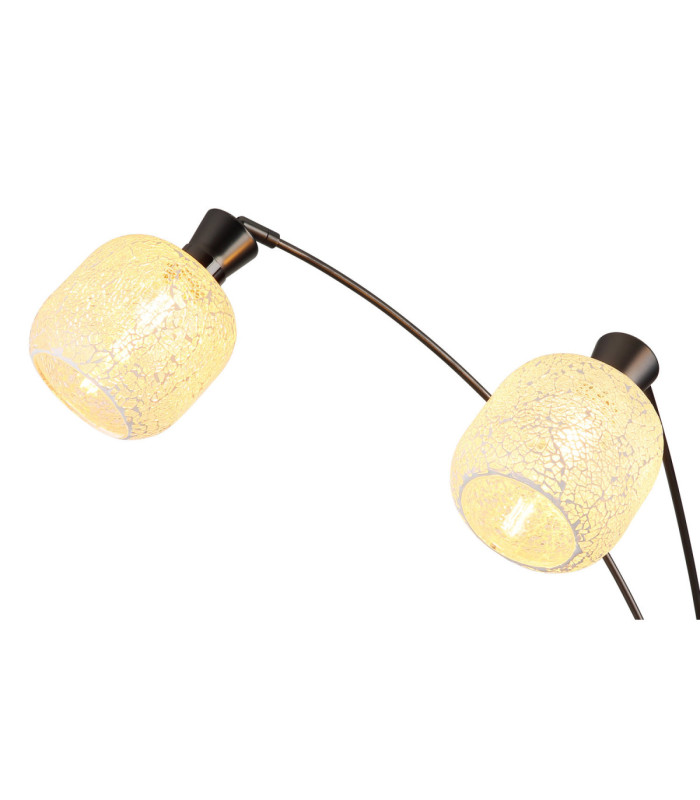 Brokana Multi Arm Floor Lamp Matt Gunmetal 3x E14-3