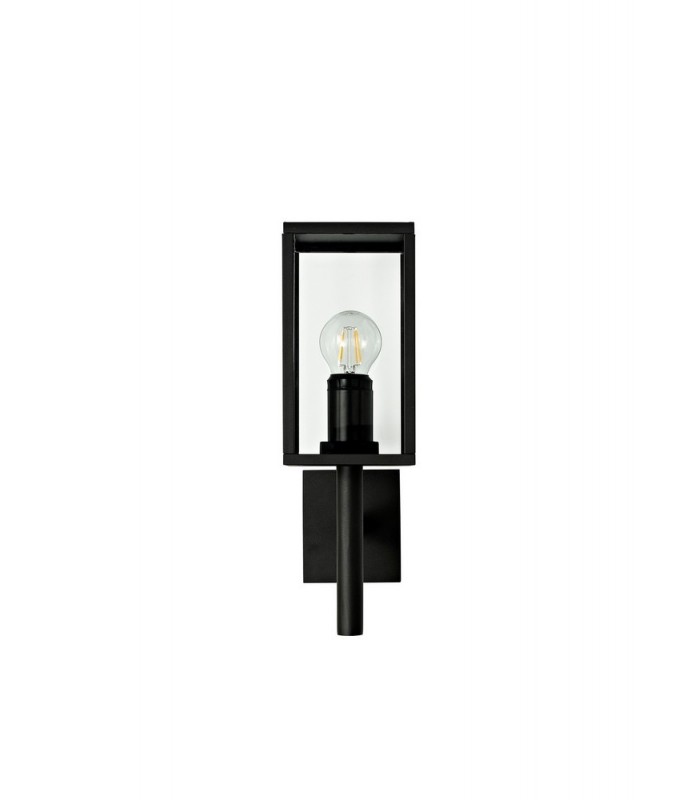 Upward Wall Lamp, 1 x E27, IP54, Graphite Black - 4