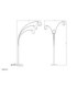 Brokana Multi Arm Floor Lamp Matt Gunmetal 3x E14-8