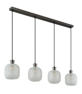 Brokana Bar Pendant Ceiling Light Matt Gunmetal 4x E14-2