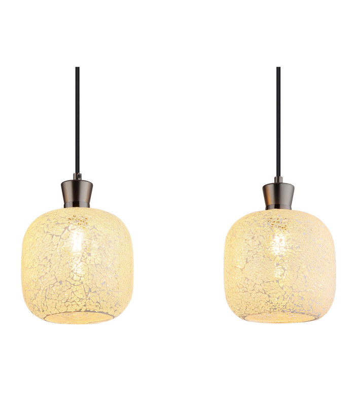 Brokana Bar Pendant Ceiling Light Matt Gunmetal 4x E14-4