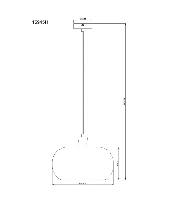 Brokana Spherical Pendant Ceiling Light Matt Gunmetal 1x E27-8