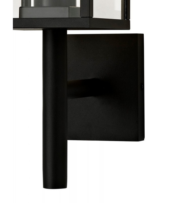 Upward Wall Lamp, 1 x E27, IP54, Graphite Black - 6