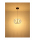 Ribbon Integrated Led Pendant Ceiling Light Matt Black 3000K-4