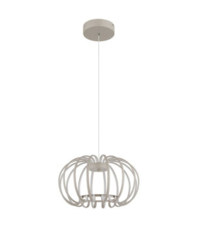 Ribbon Integrated Led Pendant Ceiling Light Matt Sand Colour 3000K-2