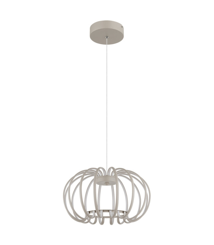 Ribbon Integrated Led Pendant Ceiling Light Matt Sand Colour 3000K-2