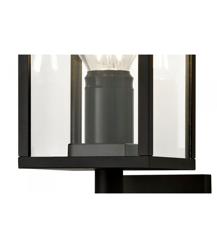 Upward Wall Lamp, 1 x E27, IP54, Graphite Black - 7