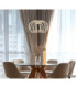 Ribbon Integrated Led Pendant Ceiling Light Matt Sand Colour 3000K-6