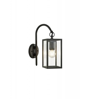 Downward Wall Lamp, 1 x E27, IP54, Graphite Black - 1
