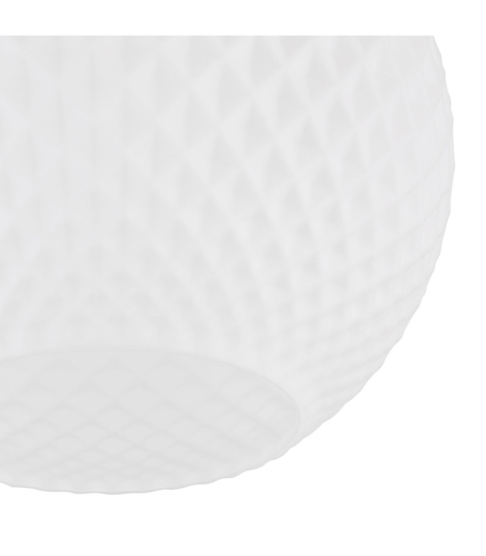 Andre Globe Pendant Ceiling Light Matt White 1x E27-3