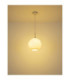 Andre Globe Pendant Ceiling Light Matt White 1x E27-4