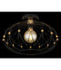 Greys Semi Flush Ceiling Light Matt Black 1x E27-3