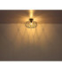 Greys Semi Flush Ceiling Light Matt Black 1x E27-4