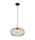 Greys Spherical Pendant Ceiling Light Matt Black 1x E27-1