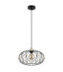 Greys Spherical Pendant Ceiling Light Matt Black 1x E27-2