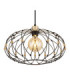 Greys Spherical Pendant Ceiling Light Matt Black 1x E27-3