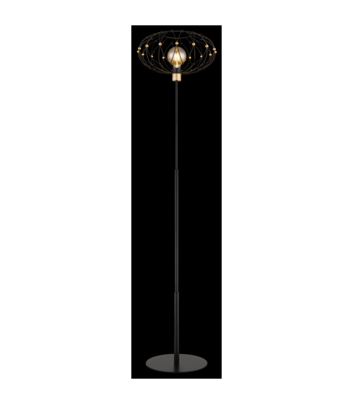 Greys Floor Lamp Matt Black 1x E27-4
