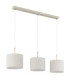 Deleon Bar Pendant Ceiling Light Matt Sand Colour  3x E27-2