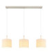 Deleon Bar Pendant Ceiling Light Matt Sand Colour  3x E27-3