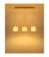Deleon Bar Pendant Ceiling Light Matt Sand Colour  3x E27-5
