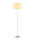 Deleon Floor Lamp With Shade Matt Sand Colour  1x E27-1