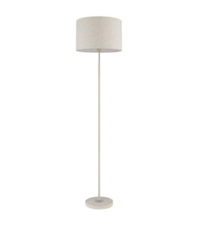 Deleon Floor Lamp With Shade Matt Sand Colour  1x E27-2