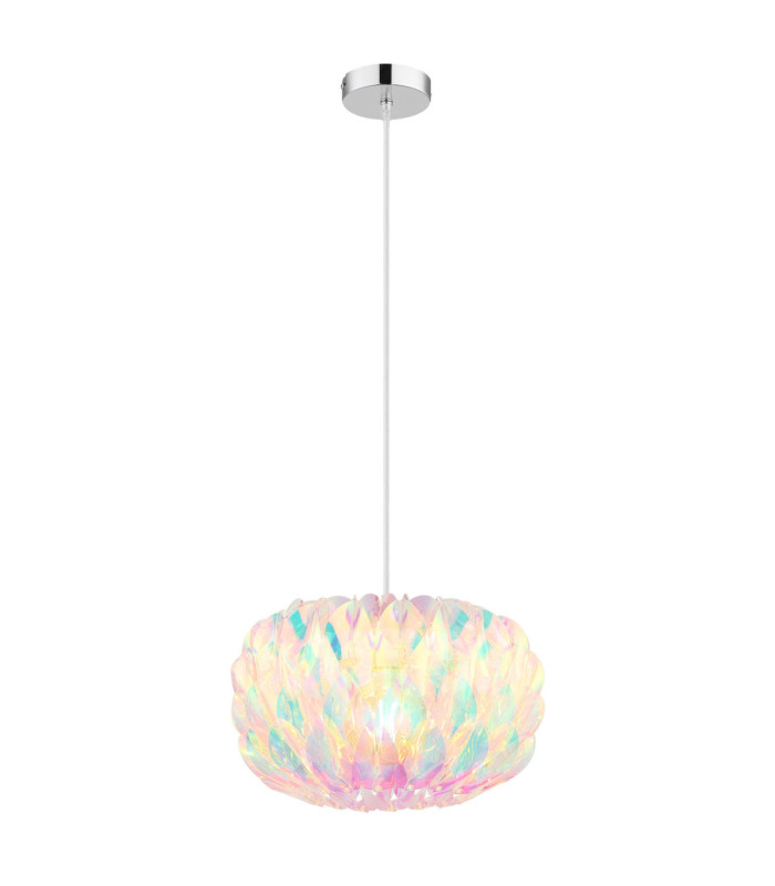 Juana Spherical Pendant Ceiling Light Chrome 1x E27-1
