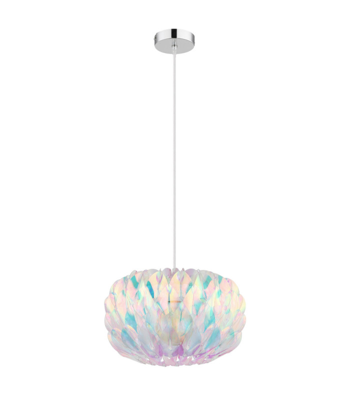 Juana Spherical Pendant Ceiling Light Chrome 1x E27-2