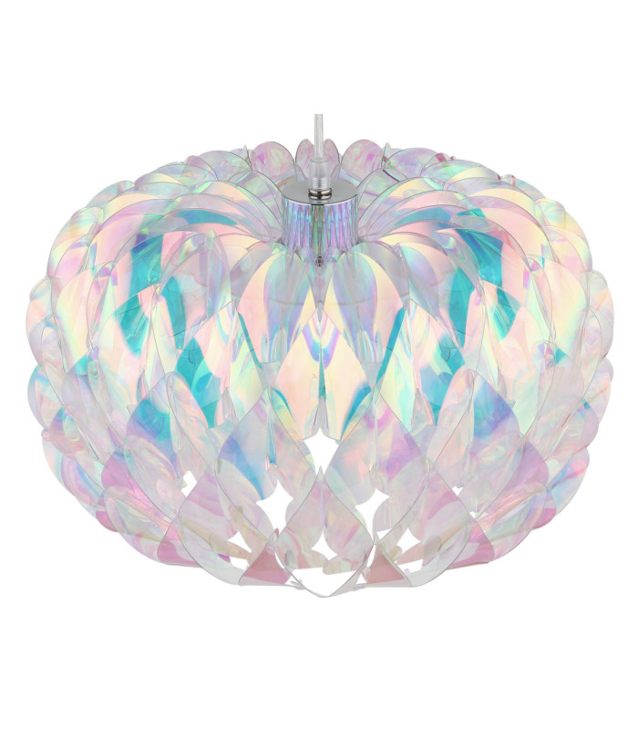 Juana Spherical Pendant Ceiling Light Chrome 1x E27-3