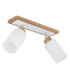 Rowena Twin Ceiling Spotlight Brown 2x E27-2