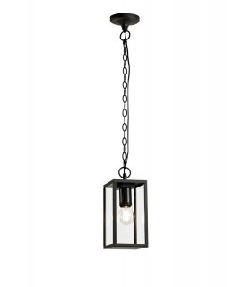Ceiling Pendant, 1 x E27, IP54, Graphite Black - 1
