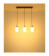 Rowena Bar Pendant Ceiling Light Brown 3x E27-5