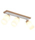 Rowena Ceiling Spotlight Bar Brown 3x E27-1